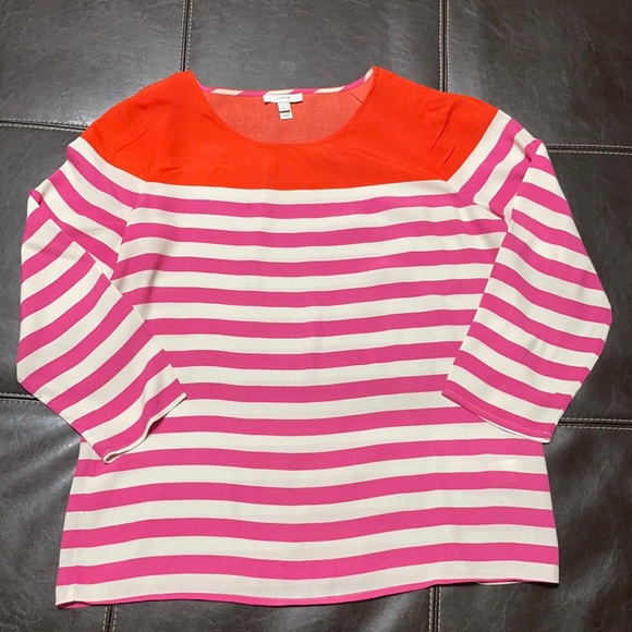 J Crew Tabitha blouse in color-block - Picture 3 of 8